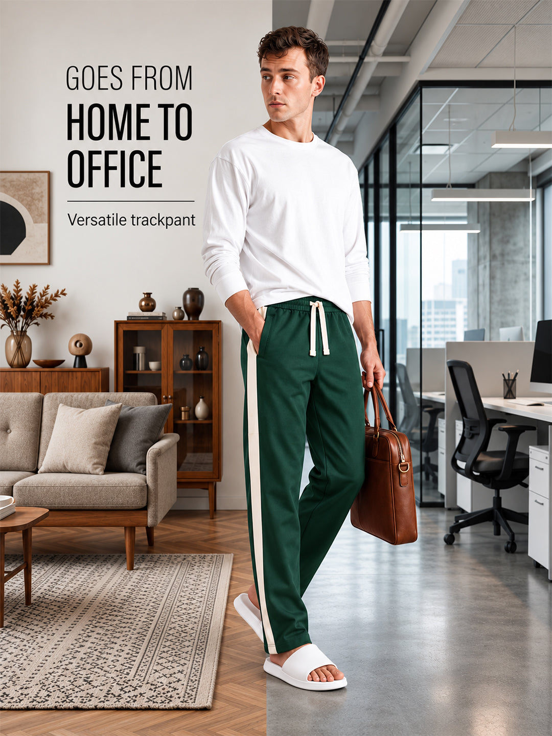 Off duty trackpants