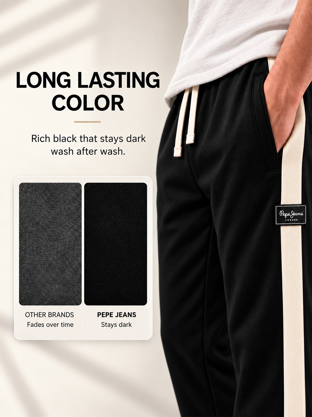 Off duty trackpants