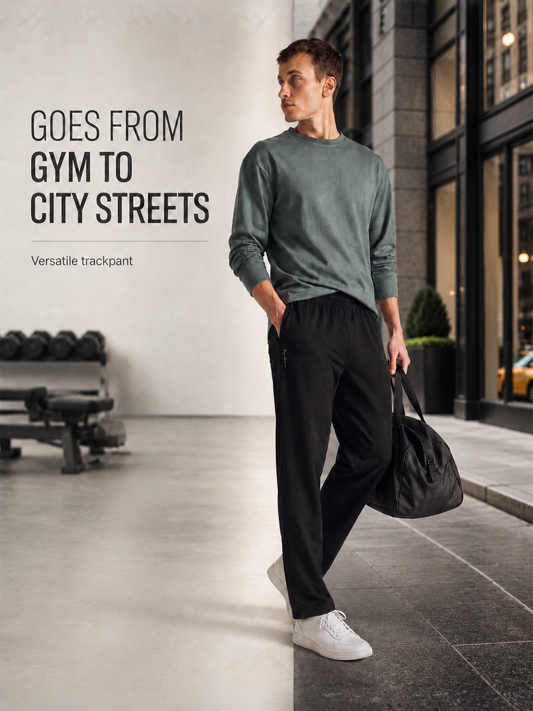 Men Solid Straight Pure Cotton Lounge Pant