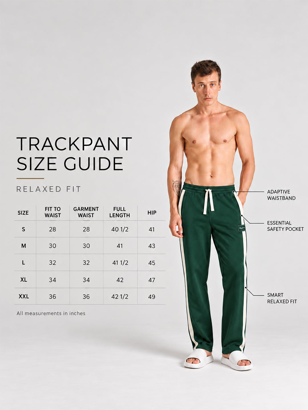 Off duty trackpants