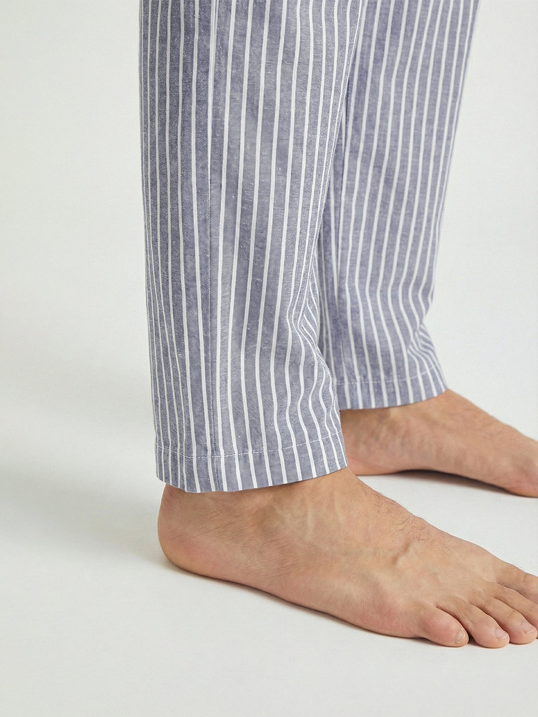 Striped Cotton Lounge Pants
