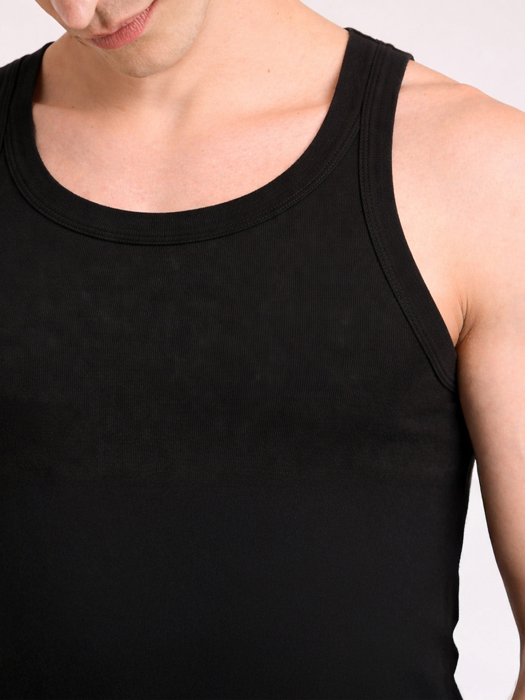 Men Ribbed Inner Vest Pack of 2
