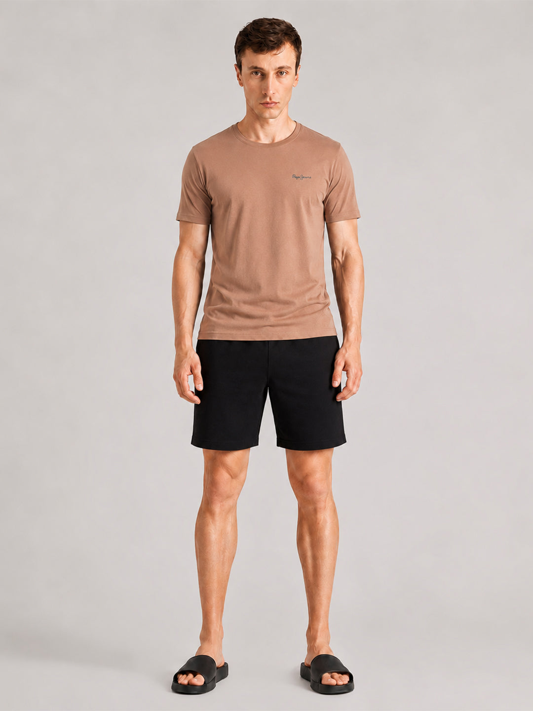Men Crew Neck Lounge T-shirt(Pack of 2)