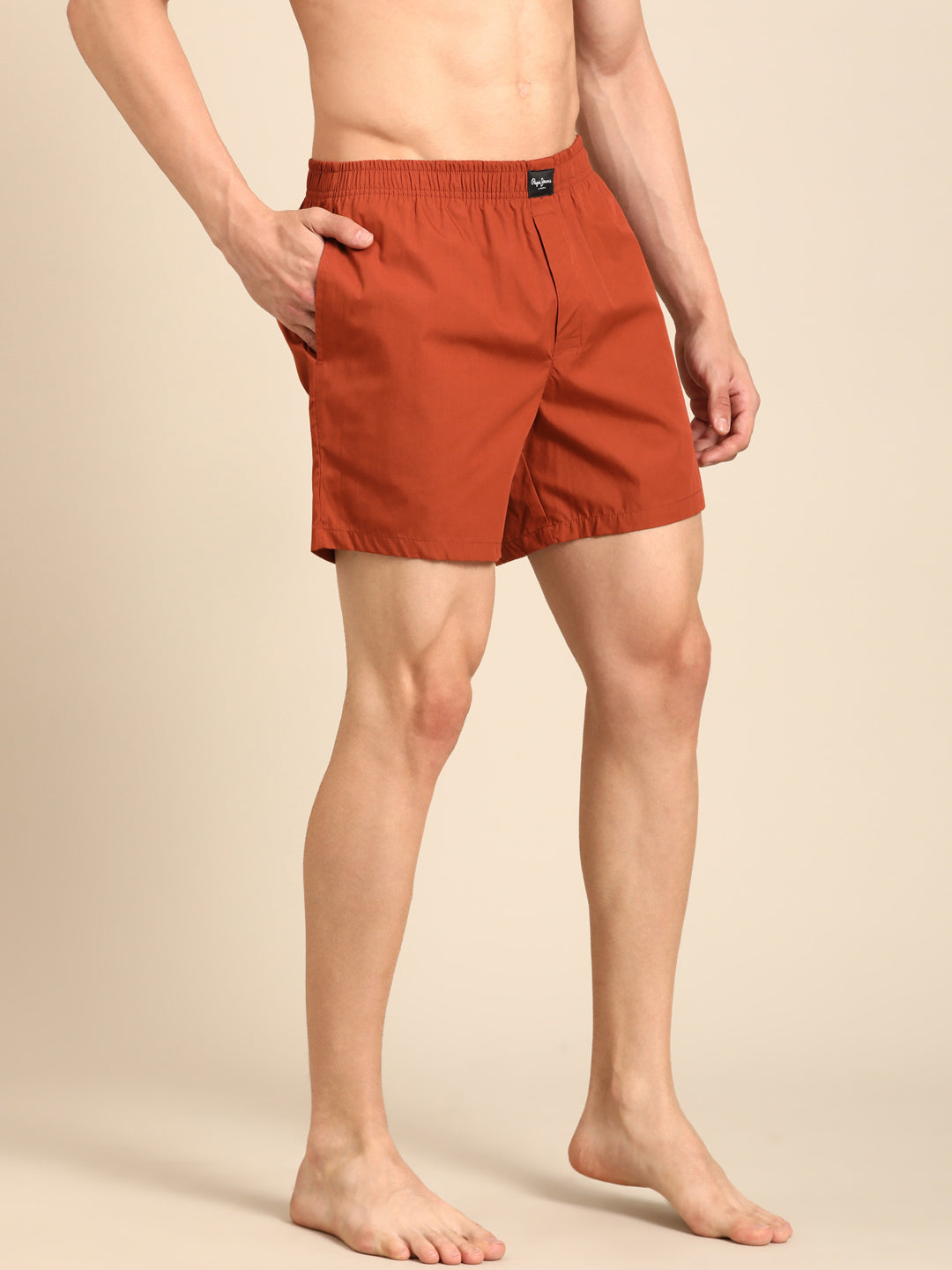 Pure Cotton Solid Boxers