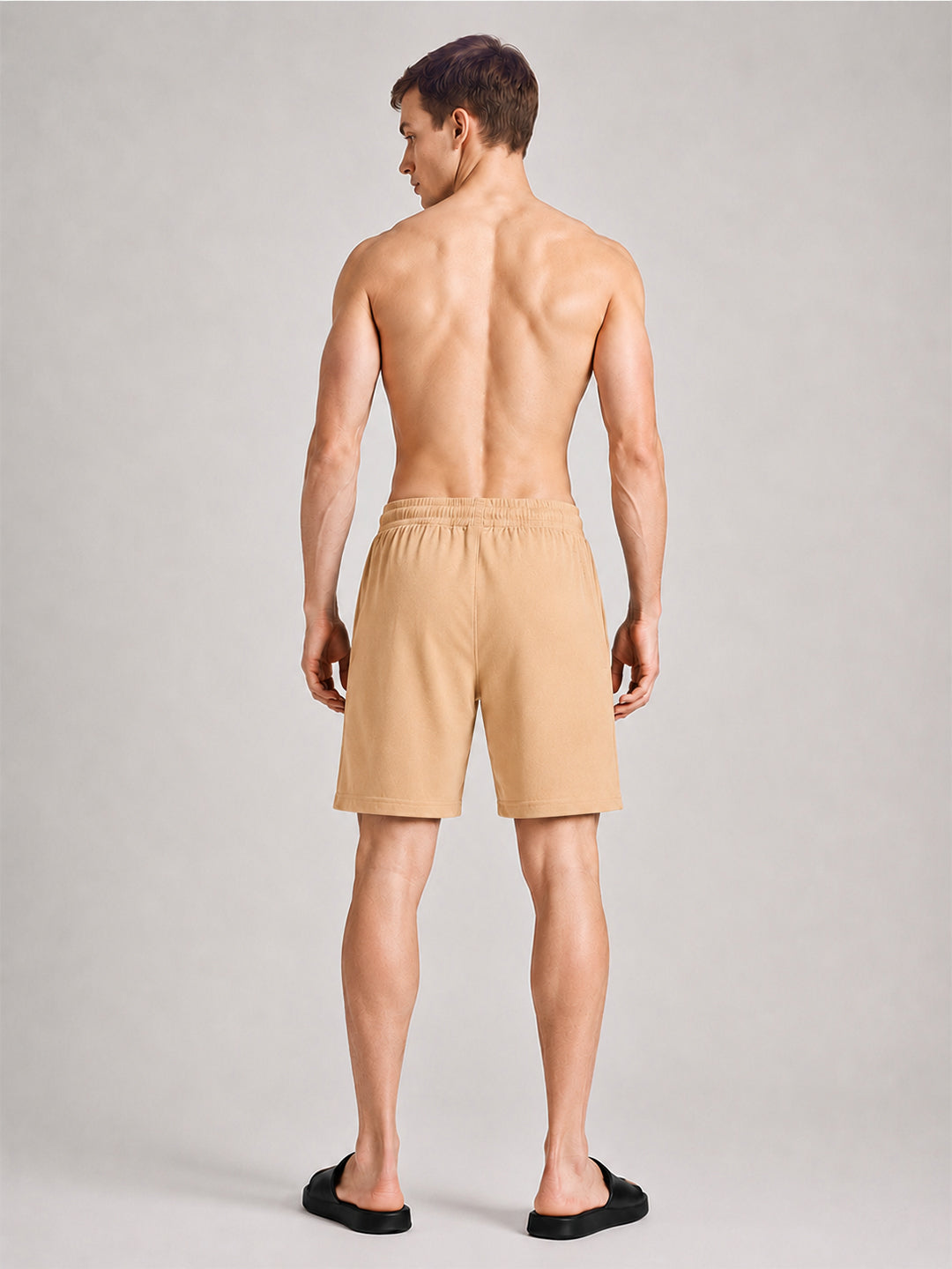 Men Mid-Rise Cotton Rich Shorts
