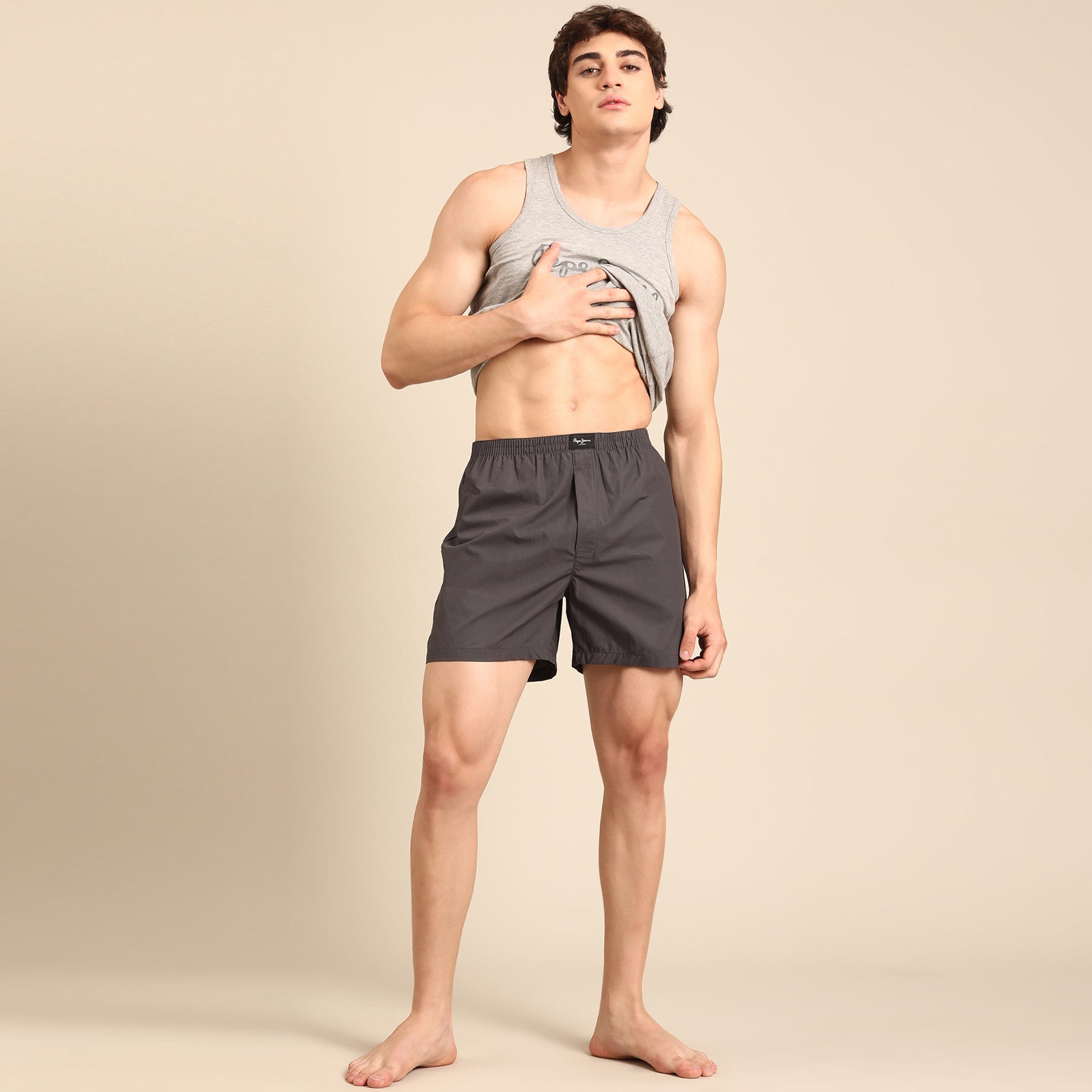 Pure Cotton Solid Boxers