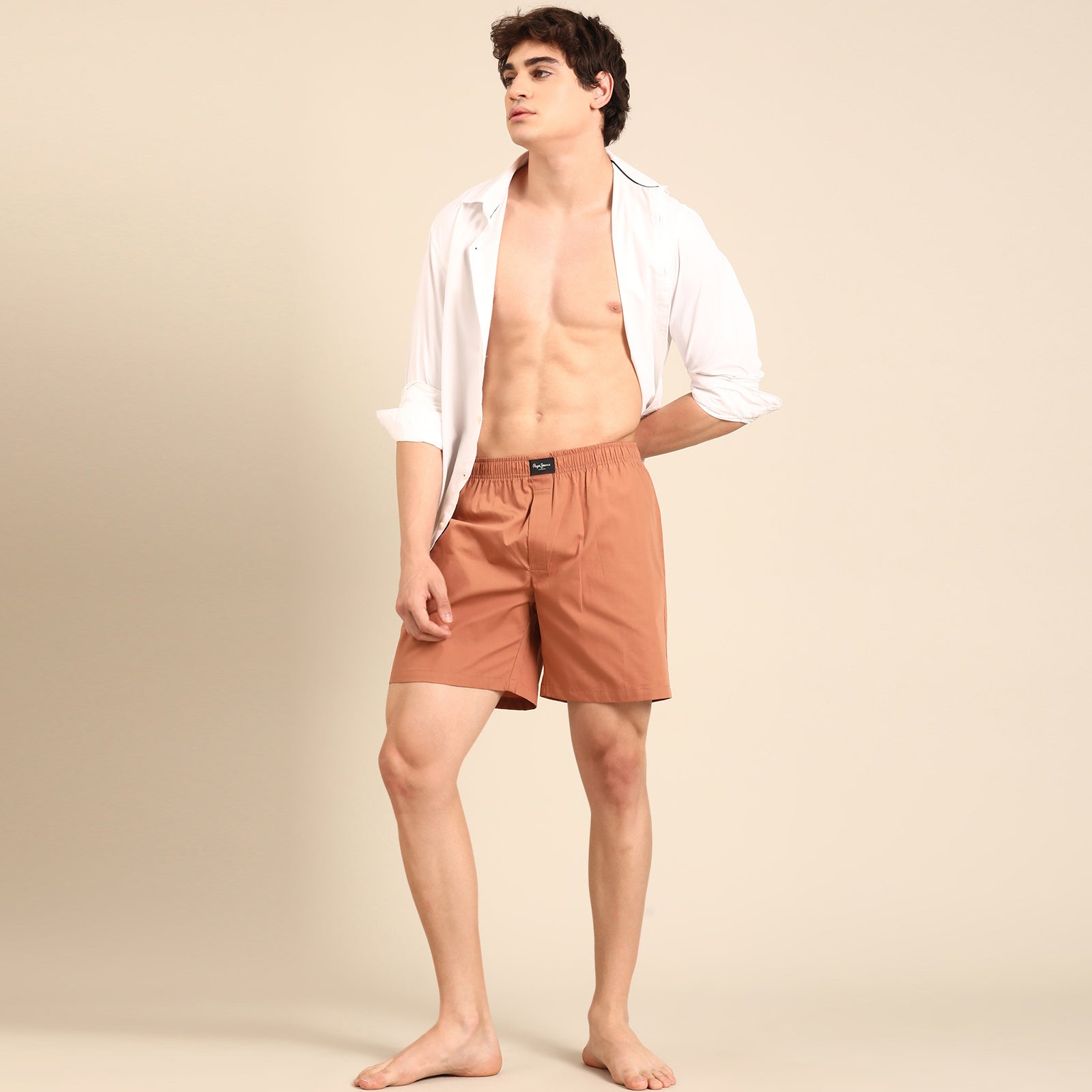 Pure Cotton Solid Boxers