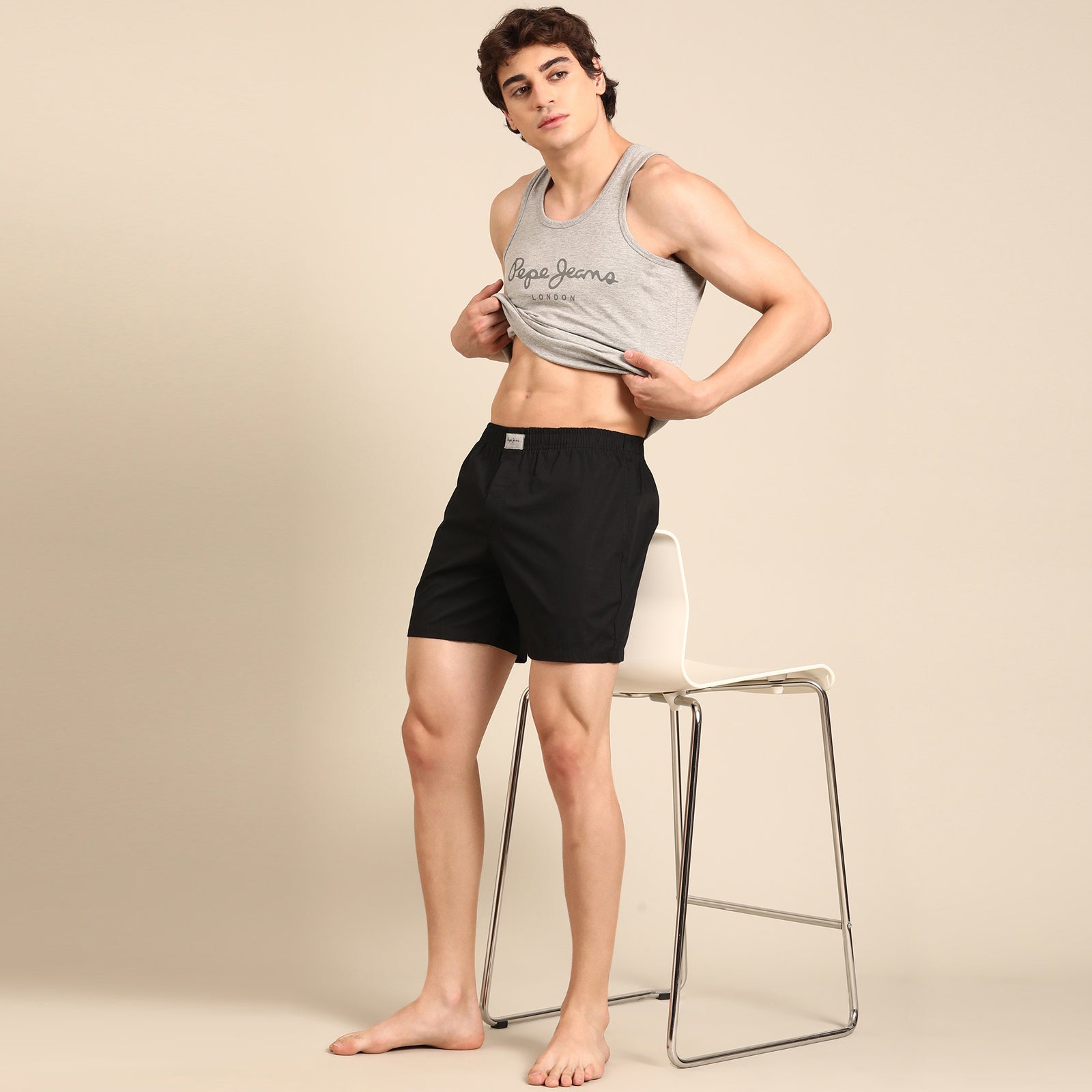 Pure Cotton Solid Boxers