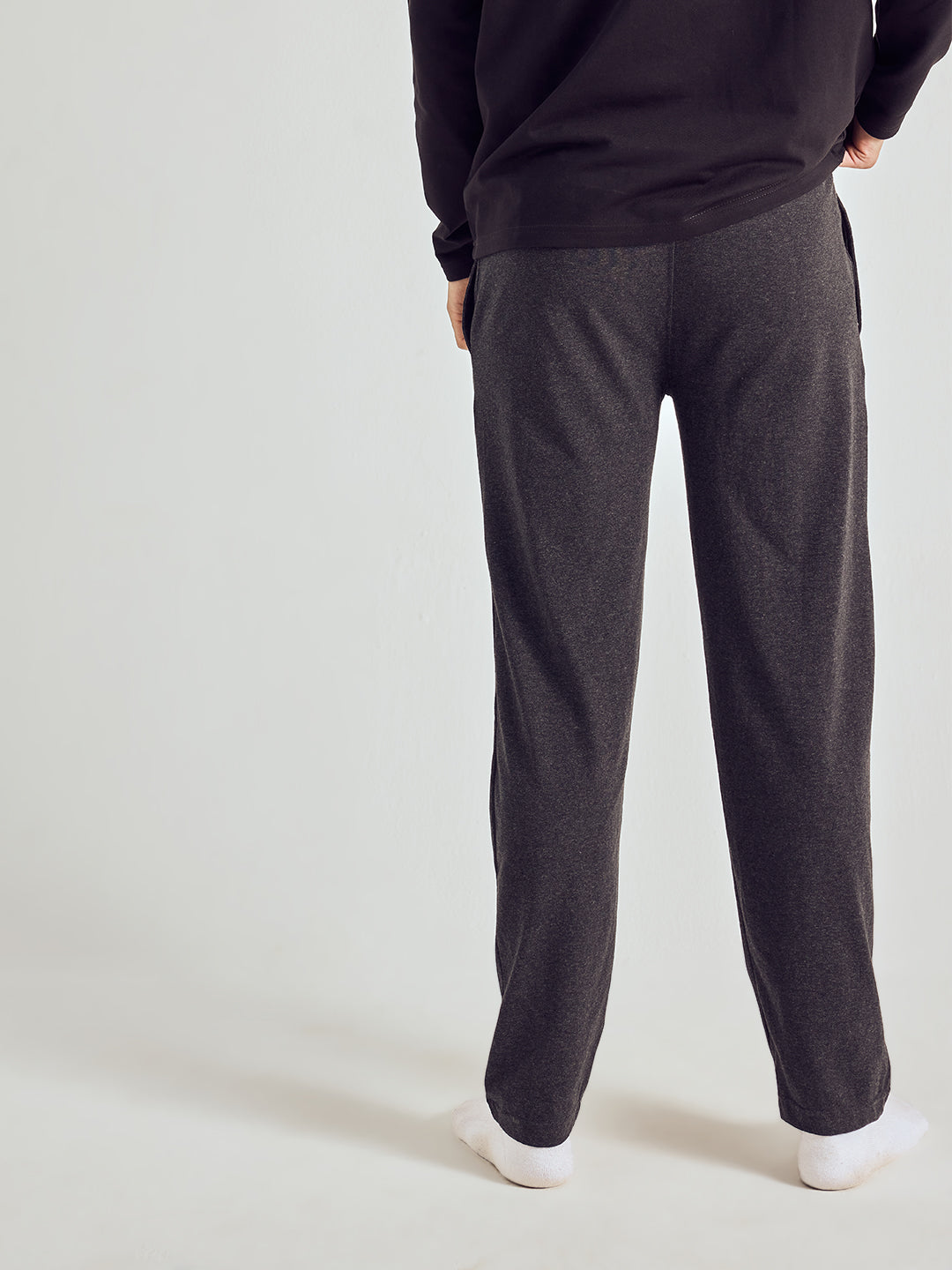 Men Solid Cotton Lounge Pants