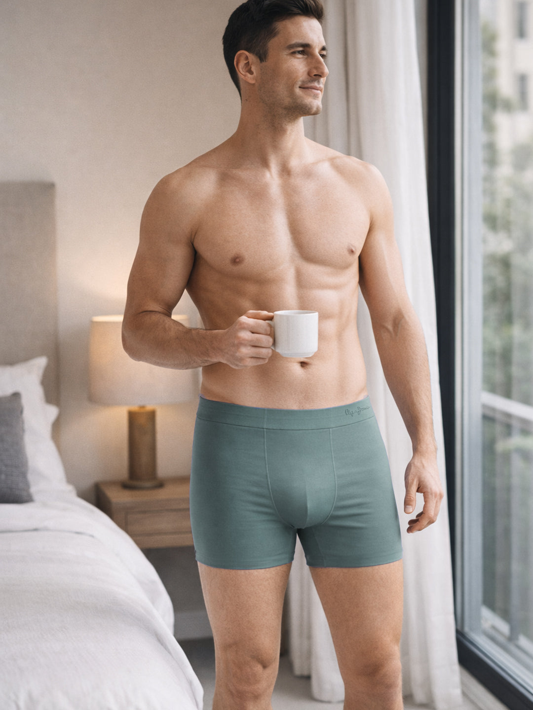 Men Solid Trunk