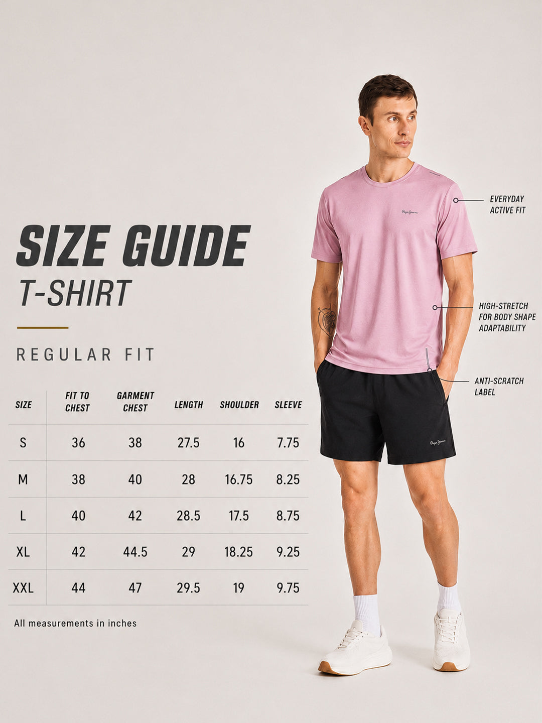 Men Active T-Shirt (Pack of 2)