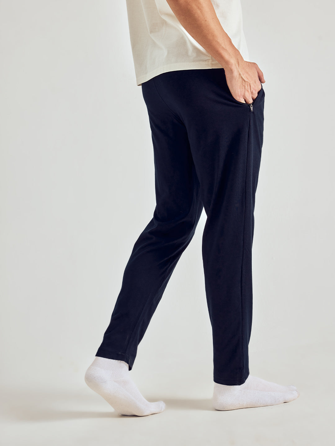 Men Solid Cotton Lounge Pants