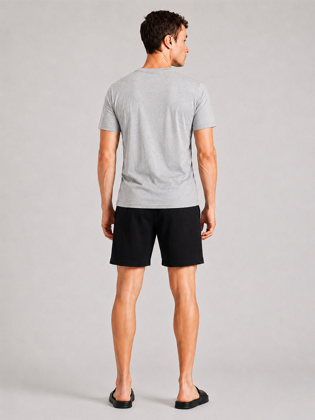Men Crew Neck Lounge T-shirt(Pack of 2)