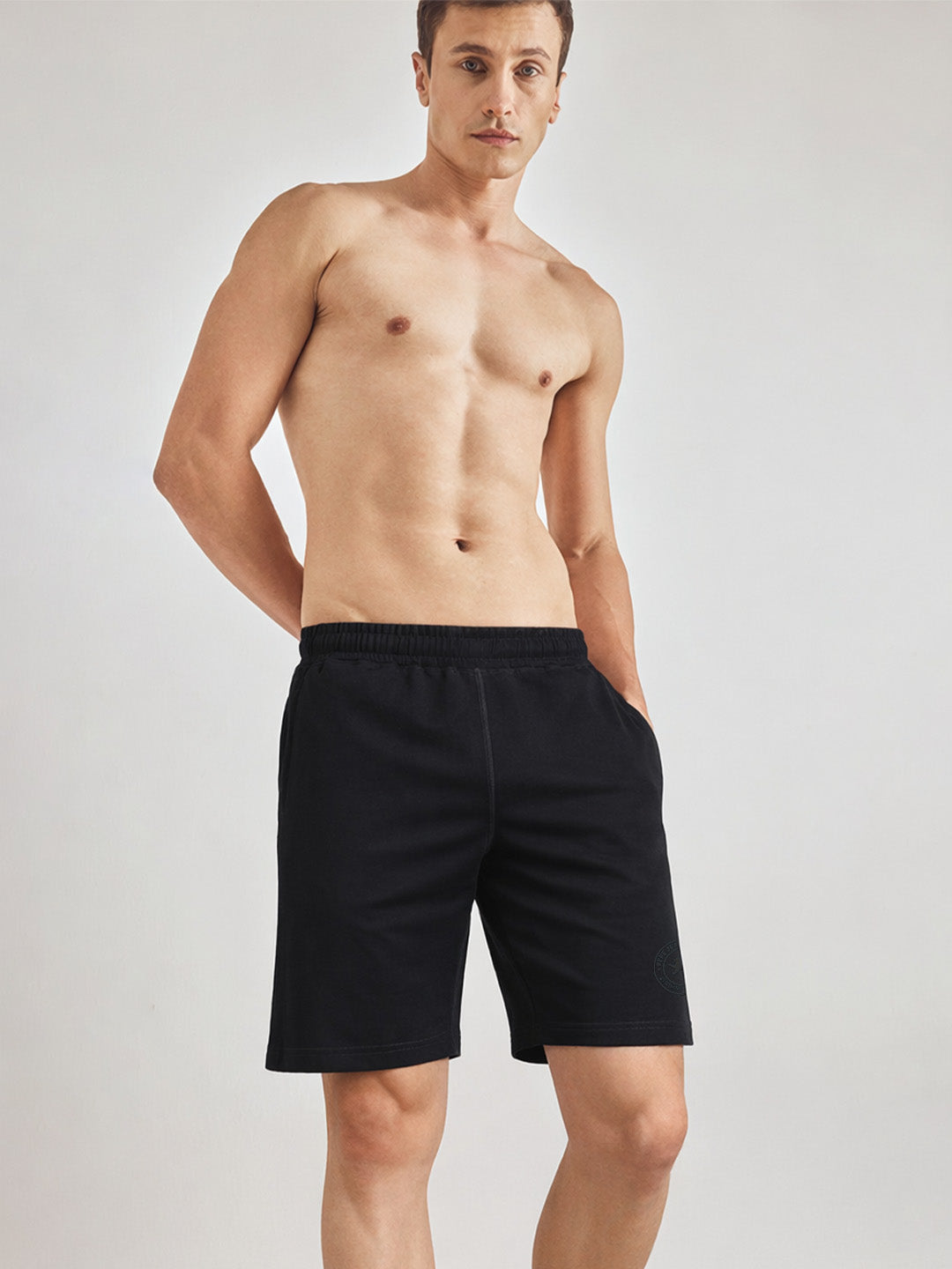 Men Mid-Rise Pure Cotton Shorts