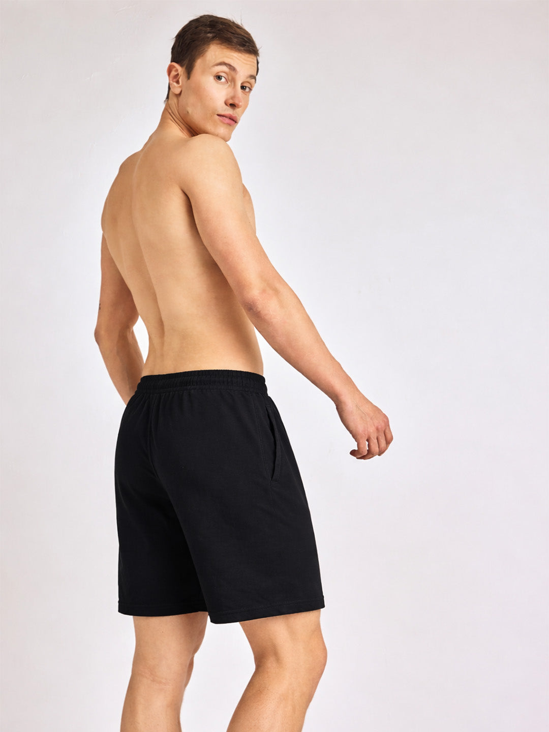 Men Mid-Rise Pure Cotton Shorts