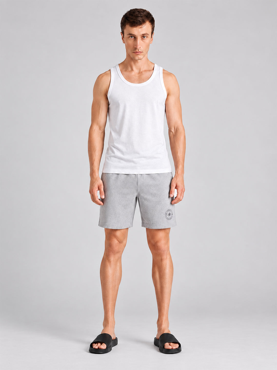 Pepe Jeans Men Ribbed Inner Vest (Pack of 2)