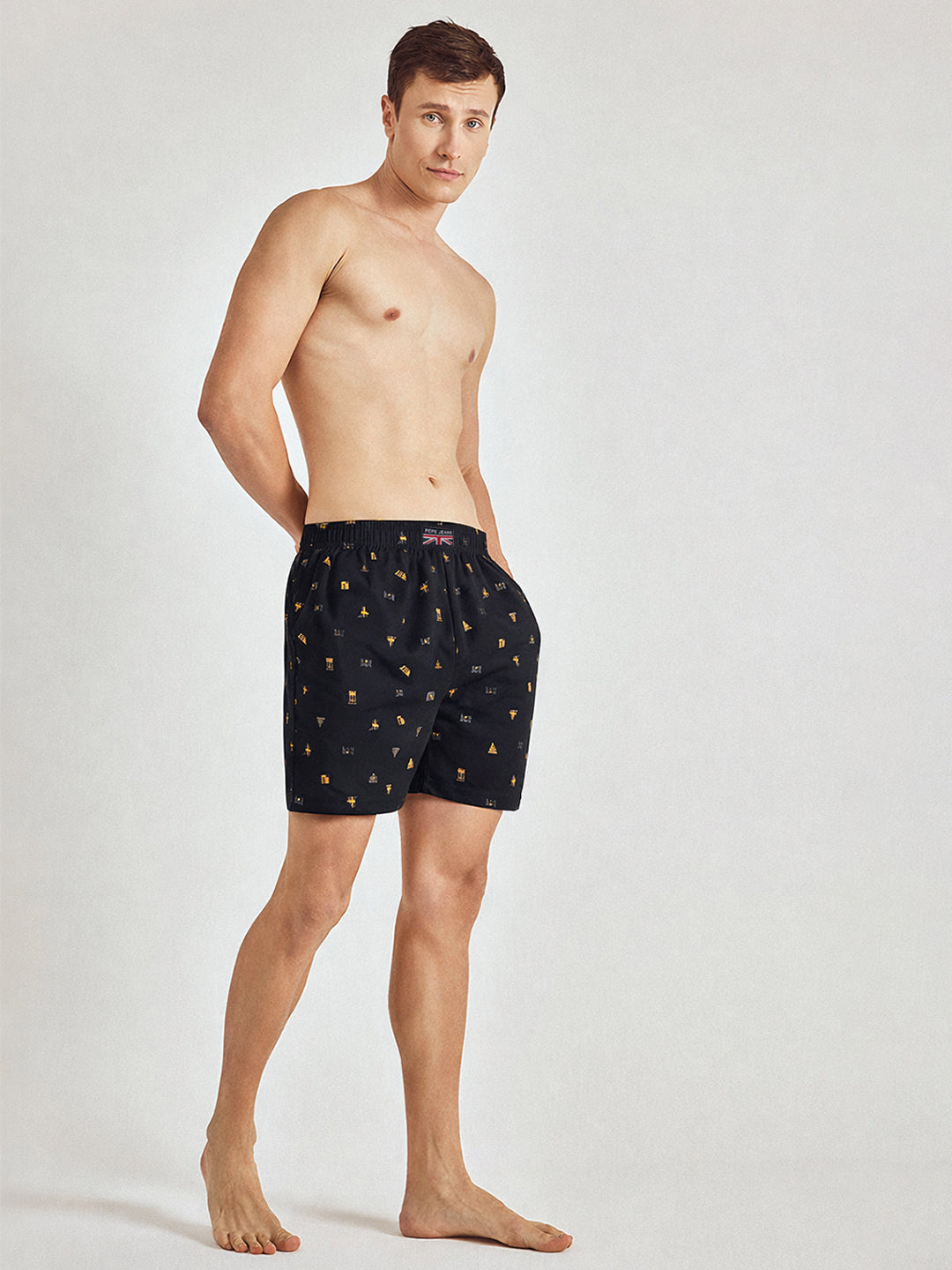 Men Printed Cotton Boxers