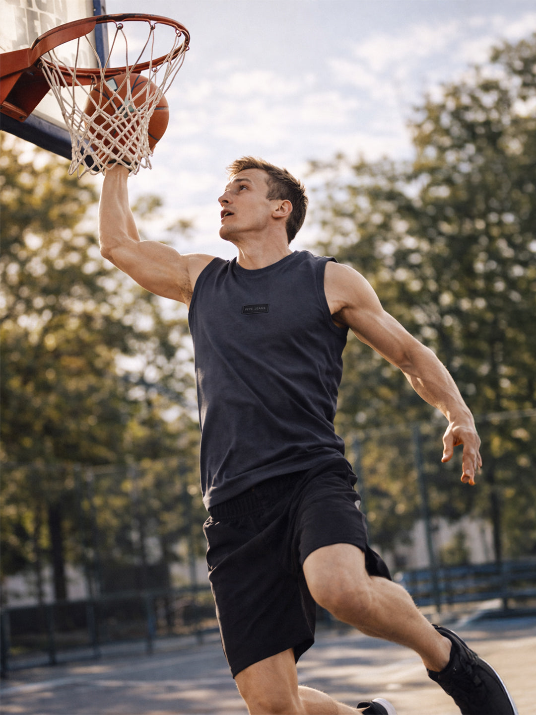 Men Cotton Sleeveless Gym Vest