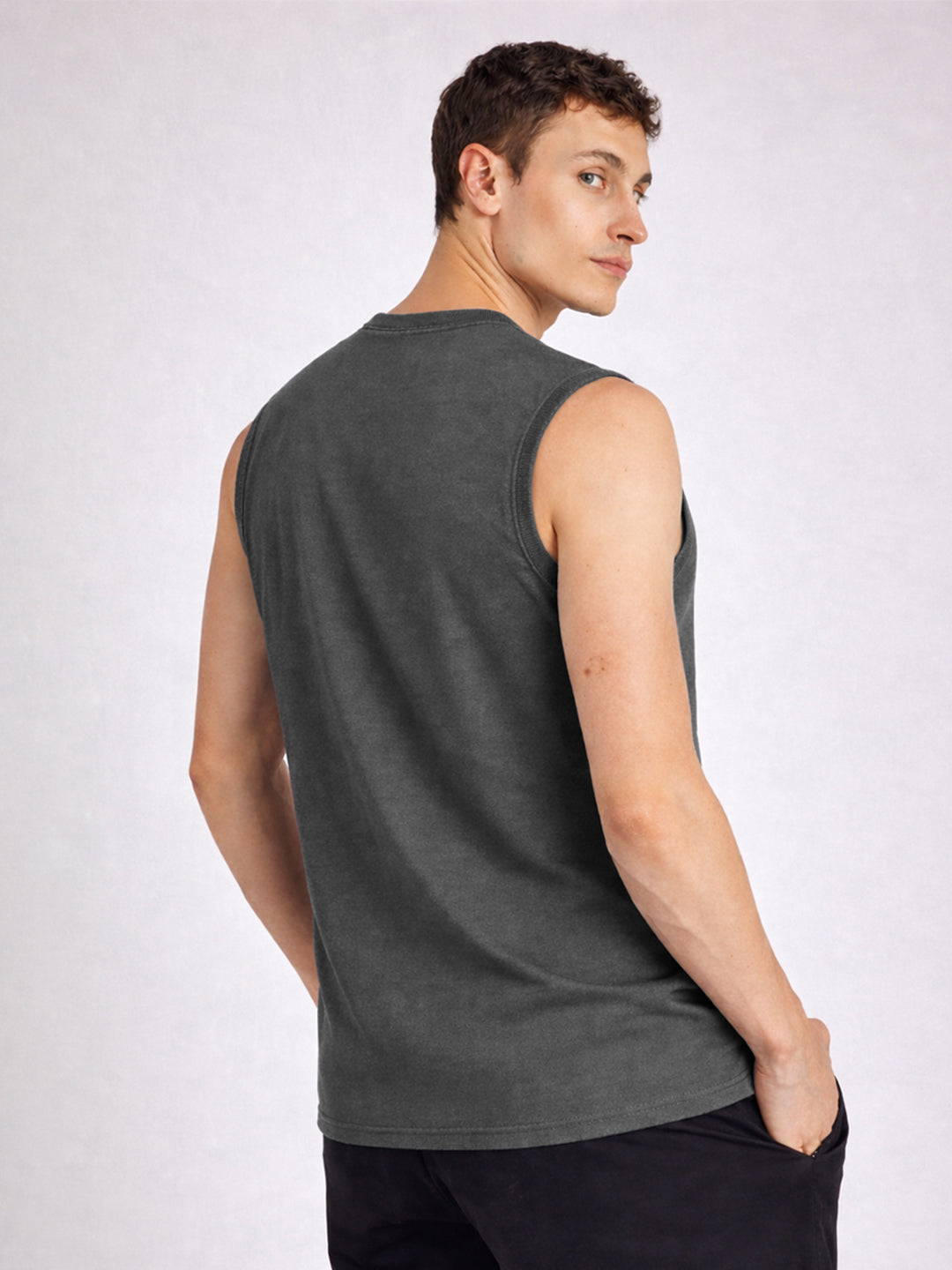 Men Cotton Sleeveless Gym Vest