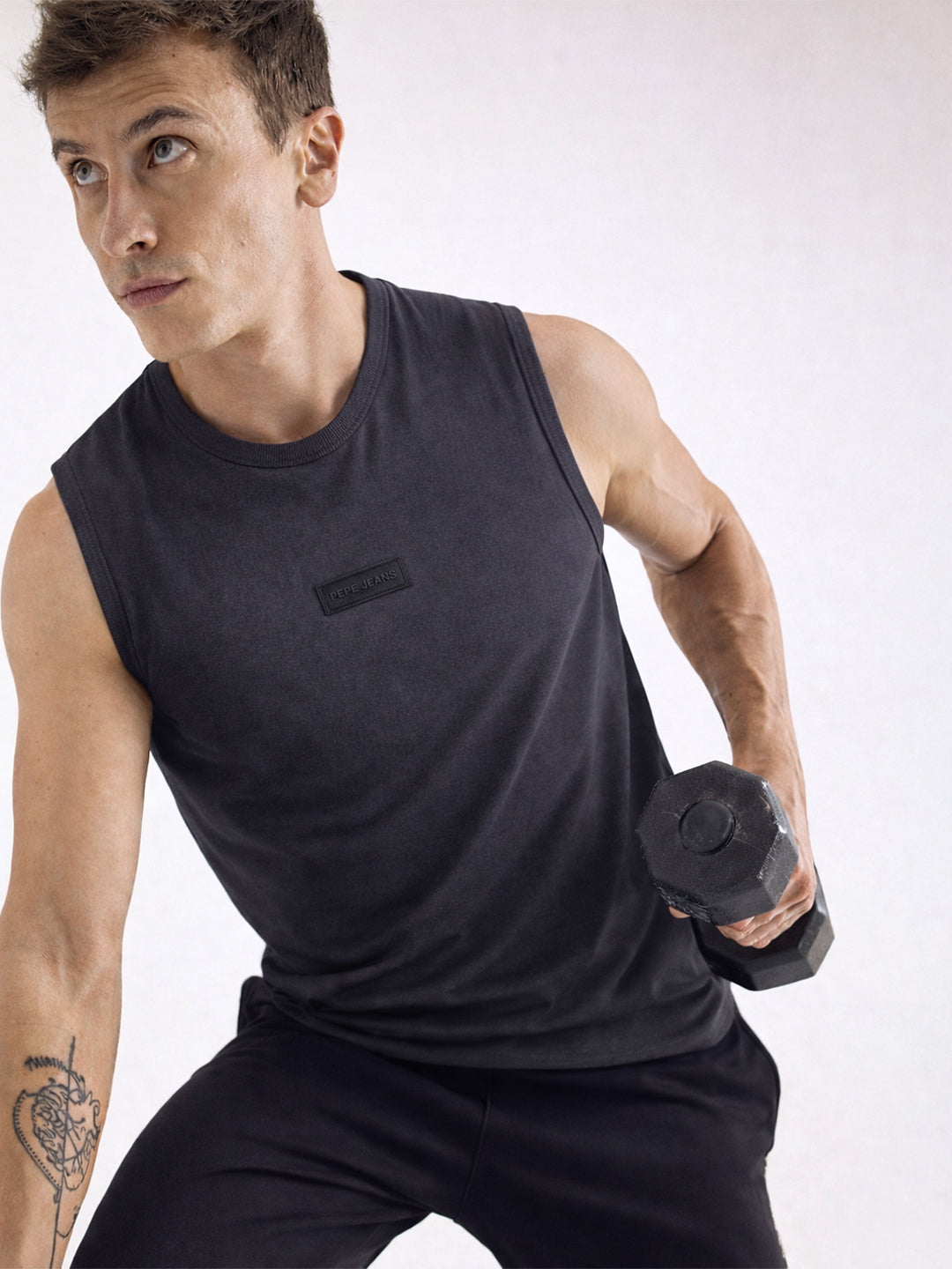Men Cotton Sleeveless Gym Vest