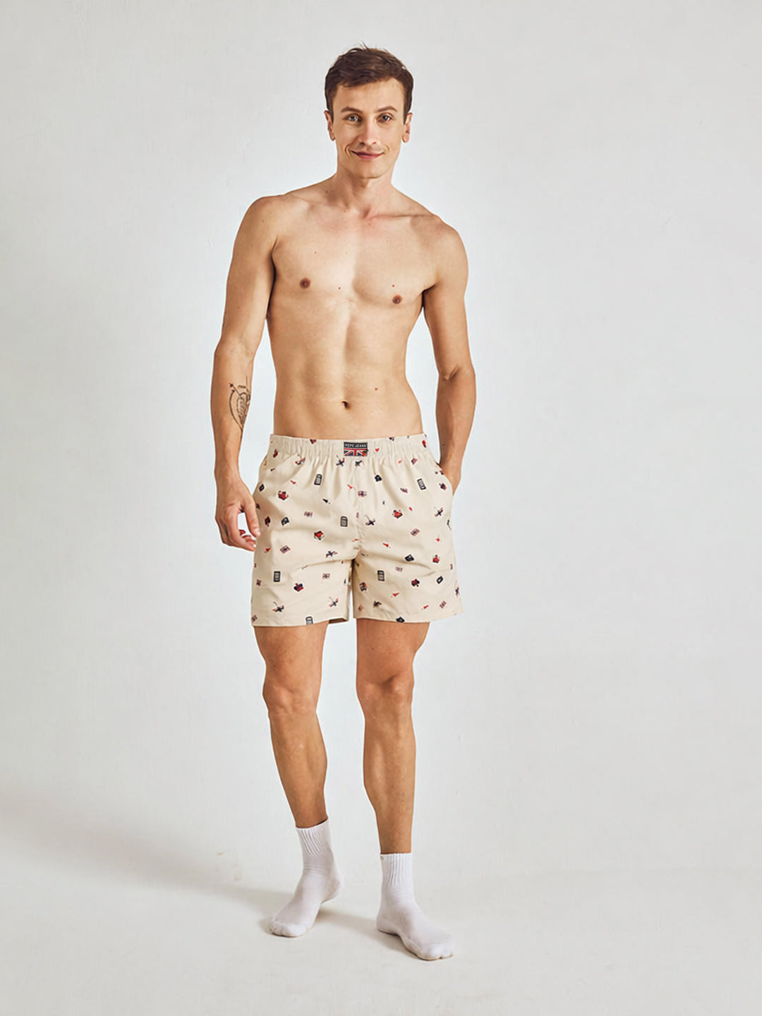 Men Printed Cotton Boxers