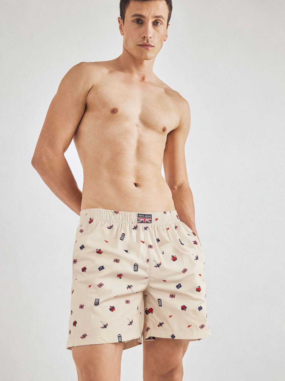 Men Printed Cotton Boxers