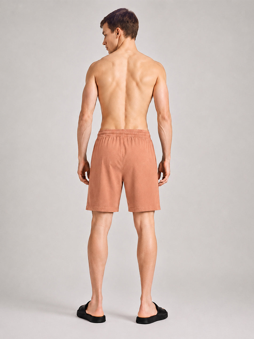 Men Mid-Rise Cotton Rich Shorts
