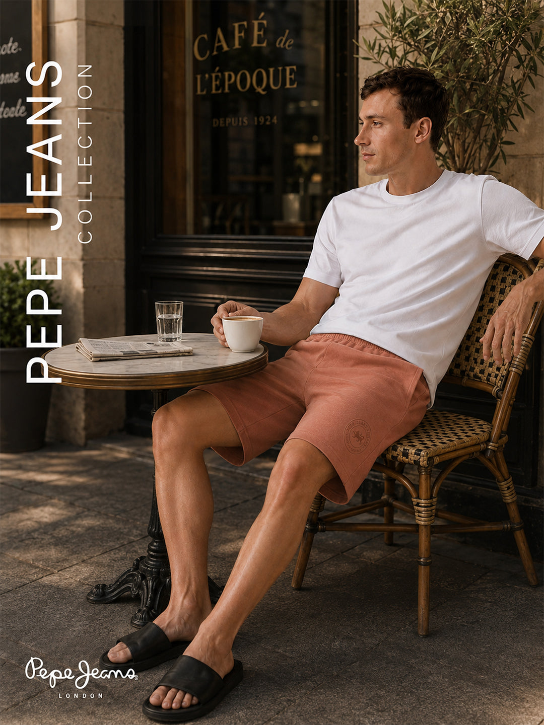 Men Mid-Rise Cotton Rich Shorts