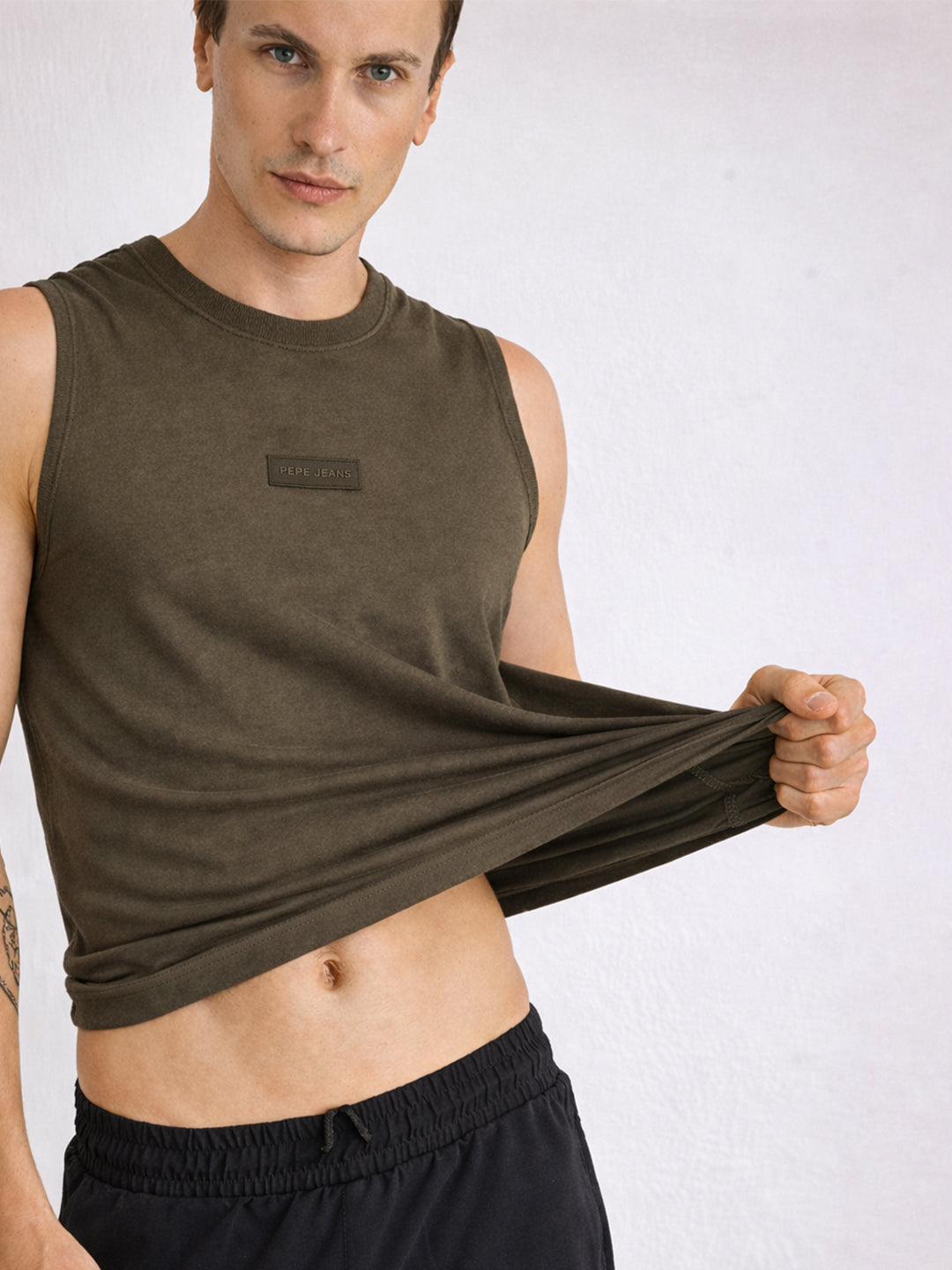 Men Cotton Sleeveless Gym Vest