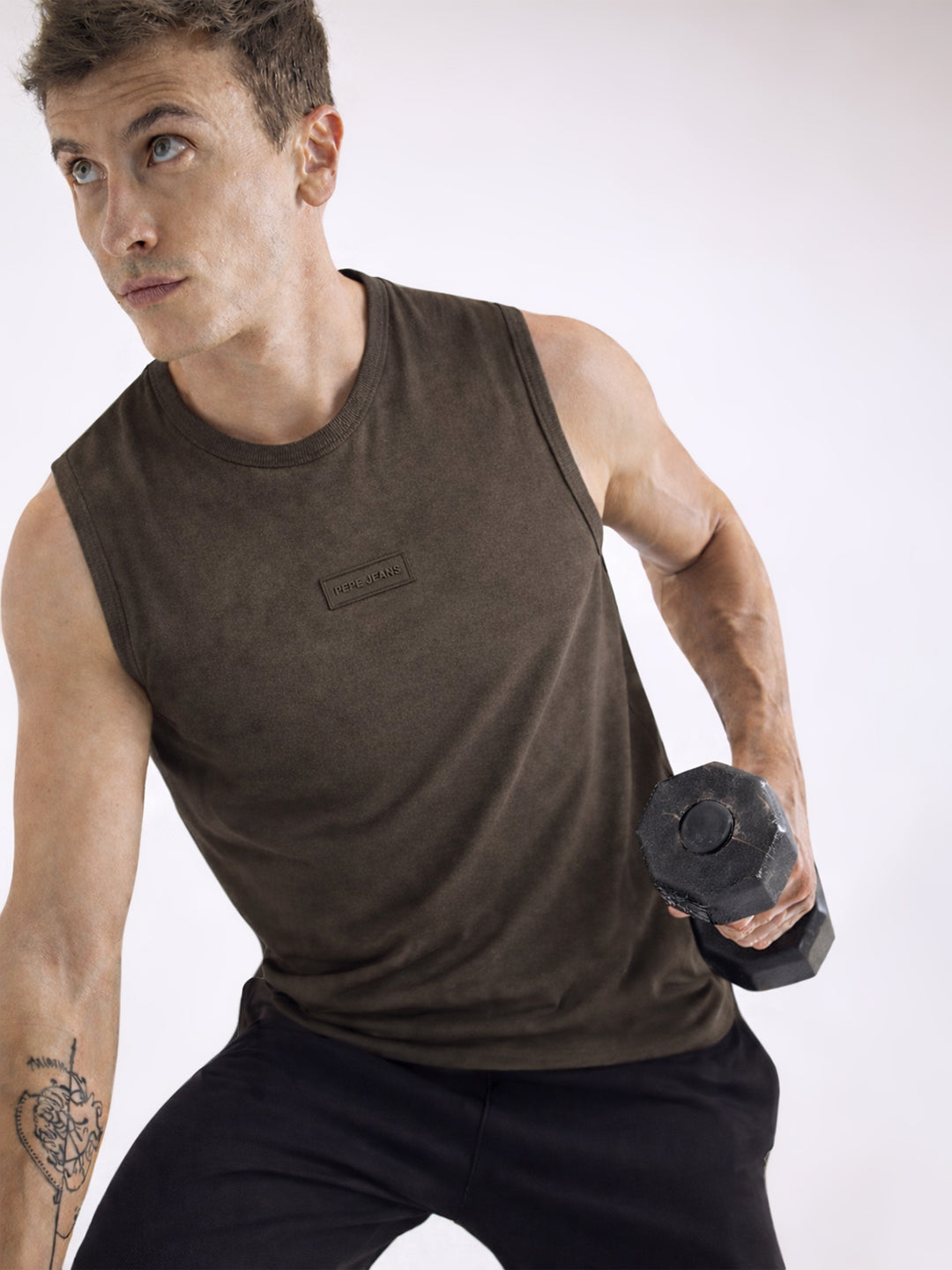 Men Cotton Sleeveless Gym Vest