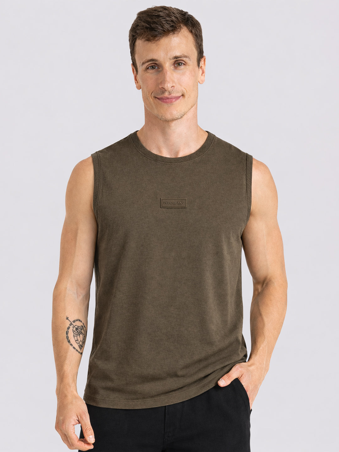 Men Cotton Sleeveless Gym Vest