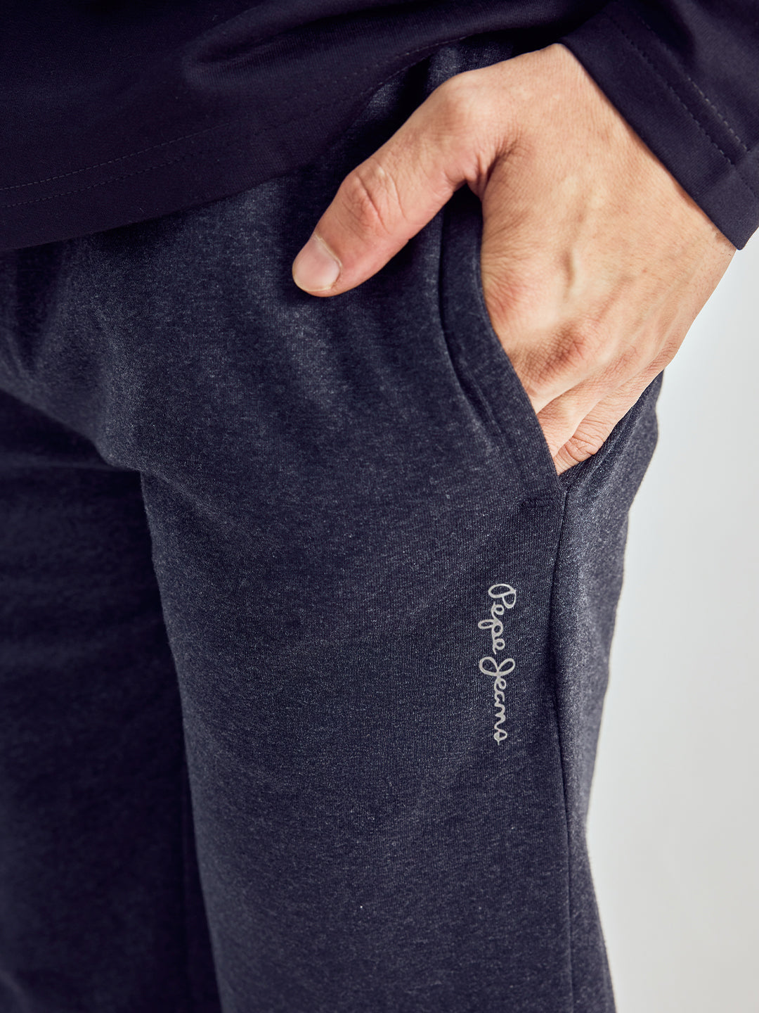 Men Solid Straight Pure Cotton Lounge Pant