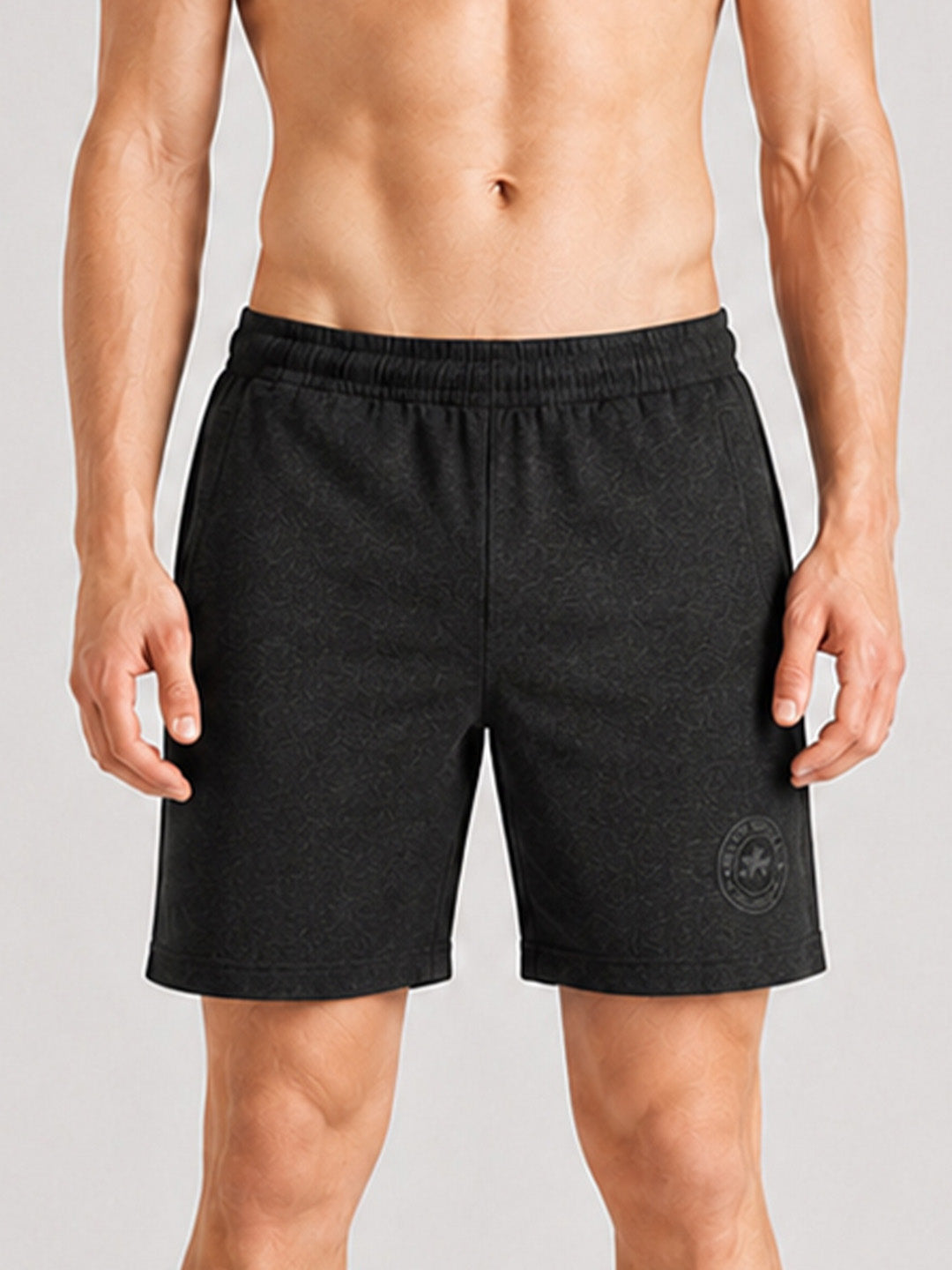 Men Mid-Rise Cotton Rich Shorts
