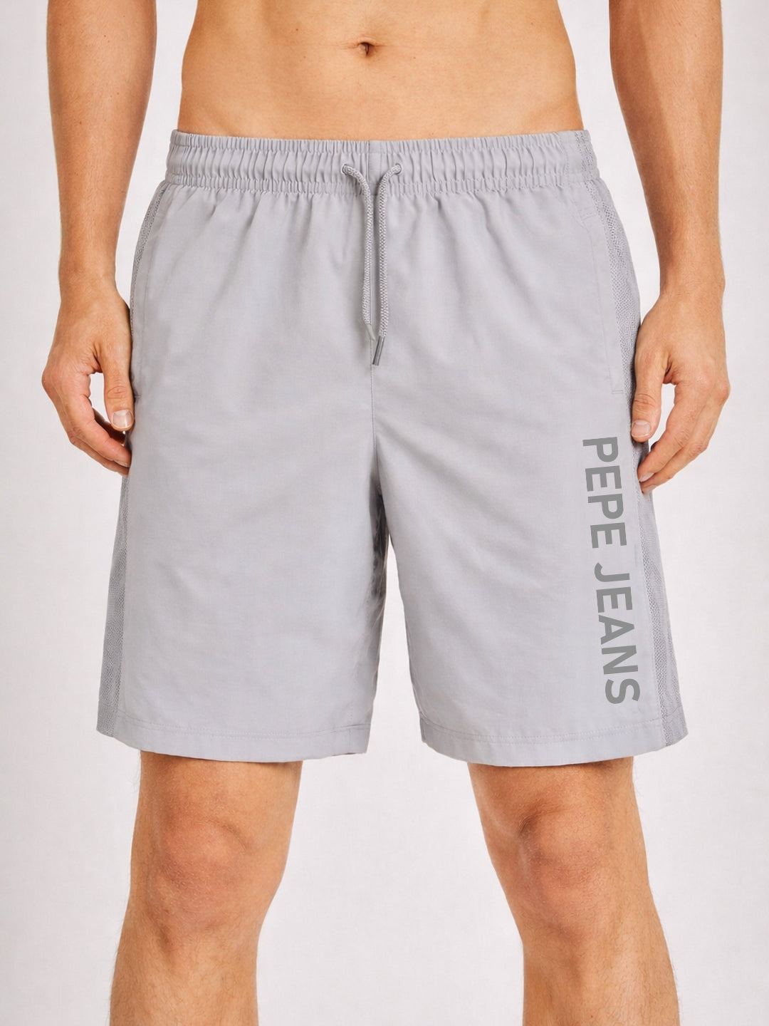 Men Typography Sports Shorts