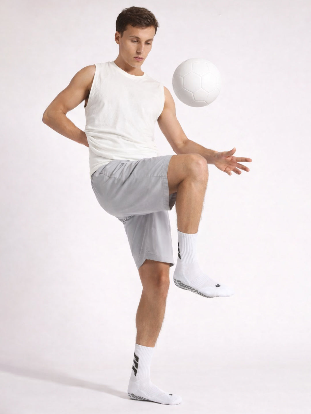 Men Typography Sports Shorts