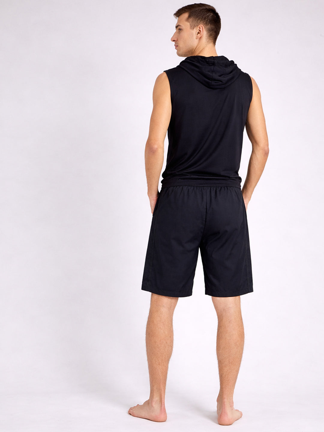 Men Typography Sports Shorts