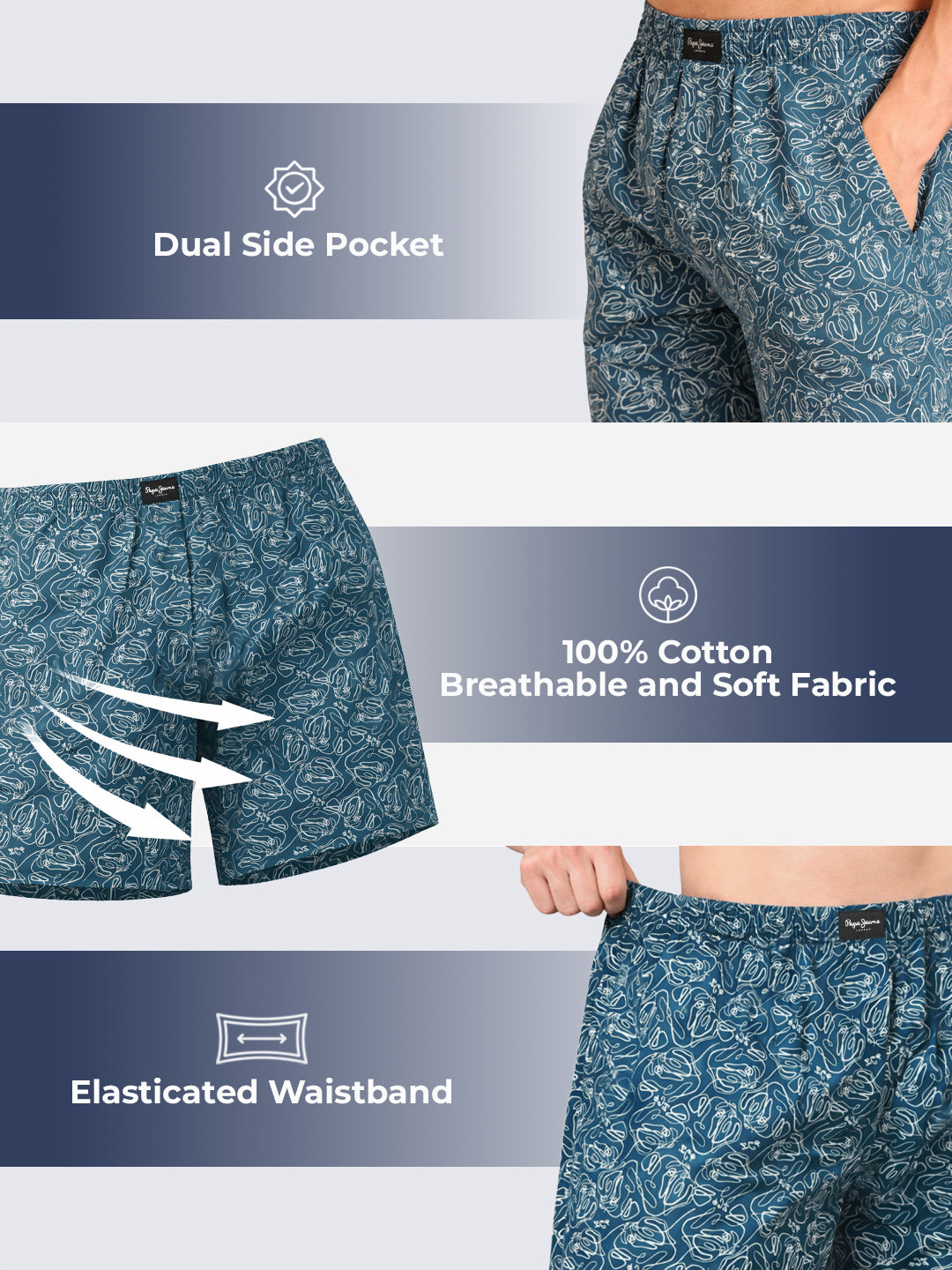 Printed Pure Cotton Breathable Boxer