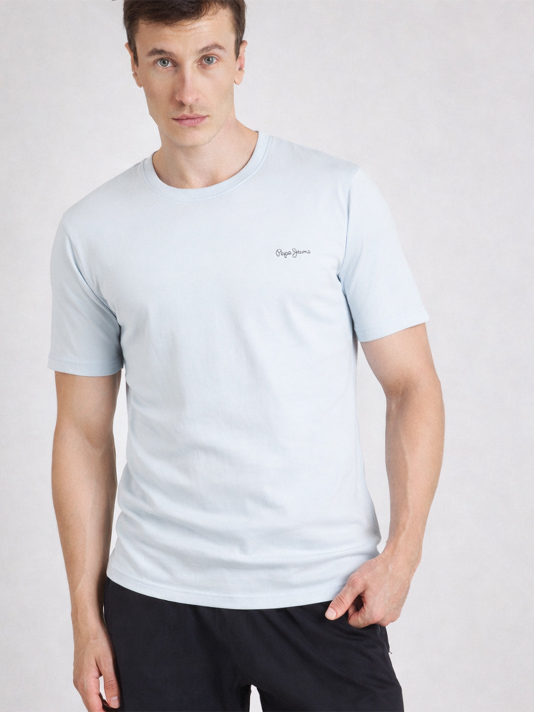Men Crew Neck Relaxed Fit Lounge T-shirt