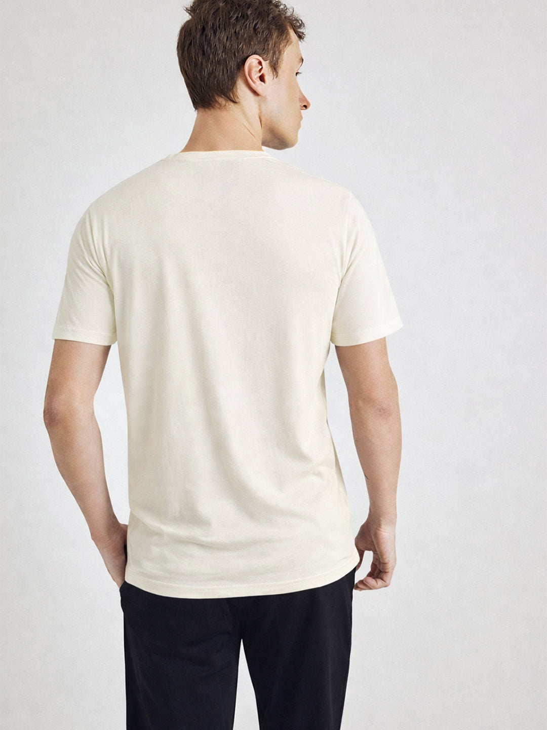 Men Crew Neck Relaxed Fit Lounge T-shirt