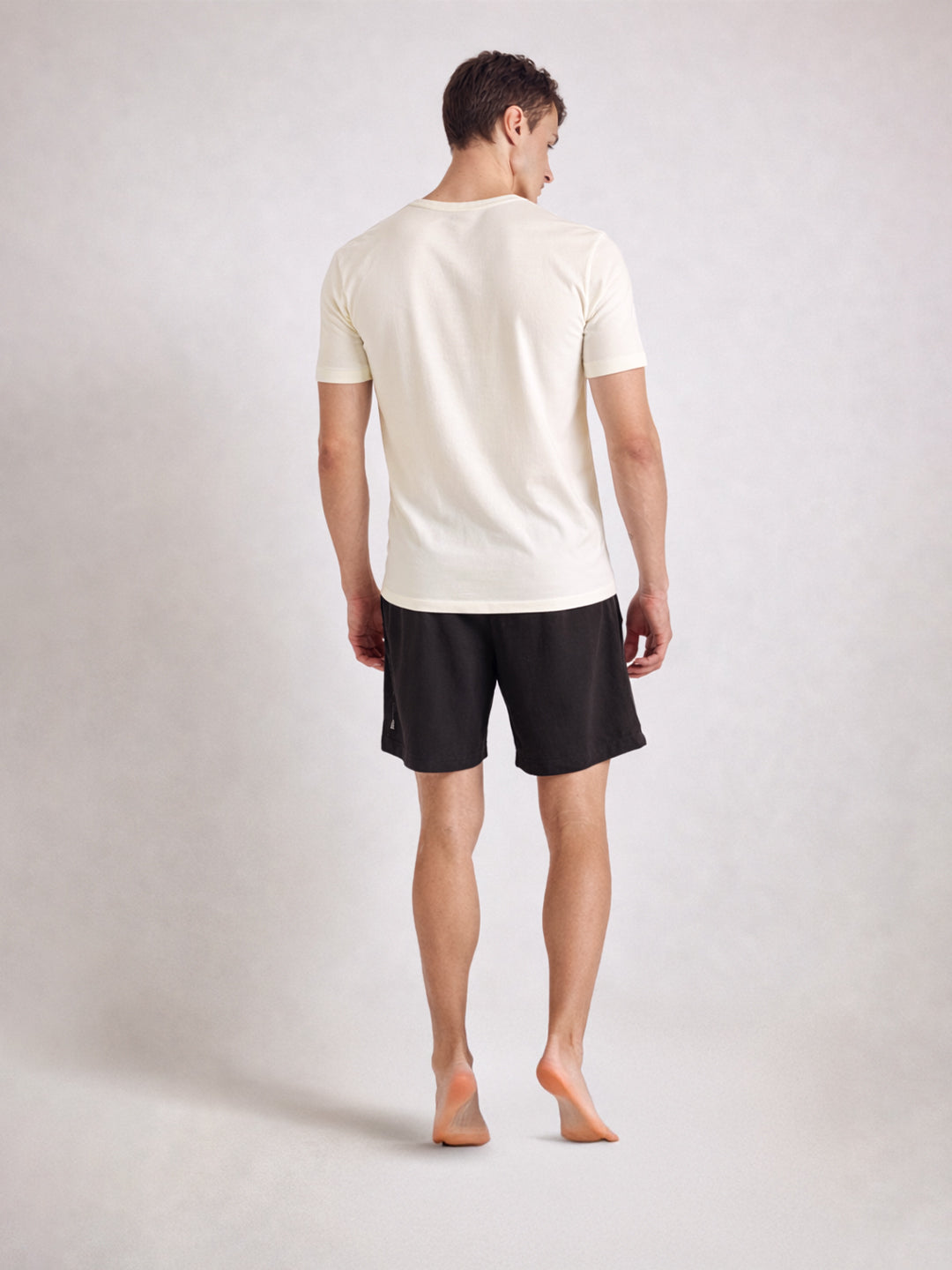 Men Crew Neck Relaxed Fit Lounge T-shirt