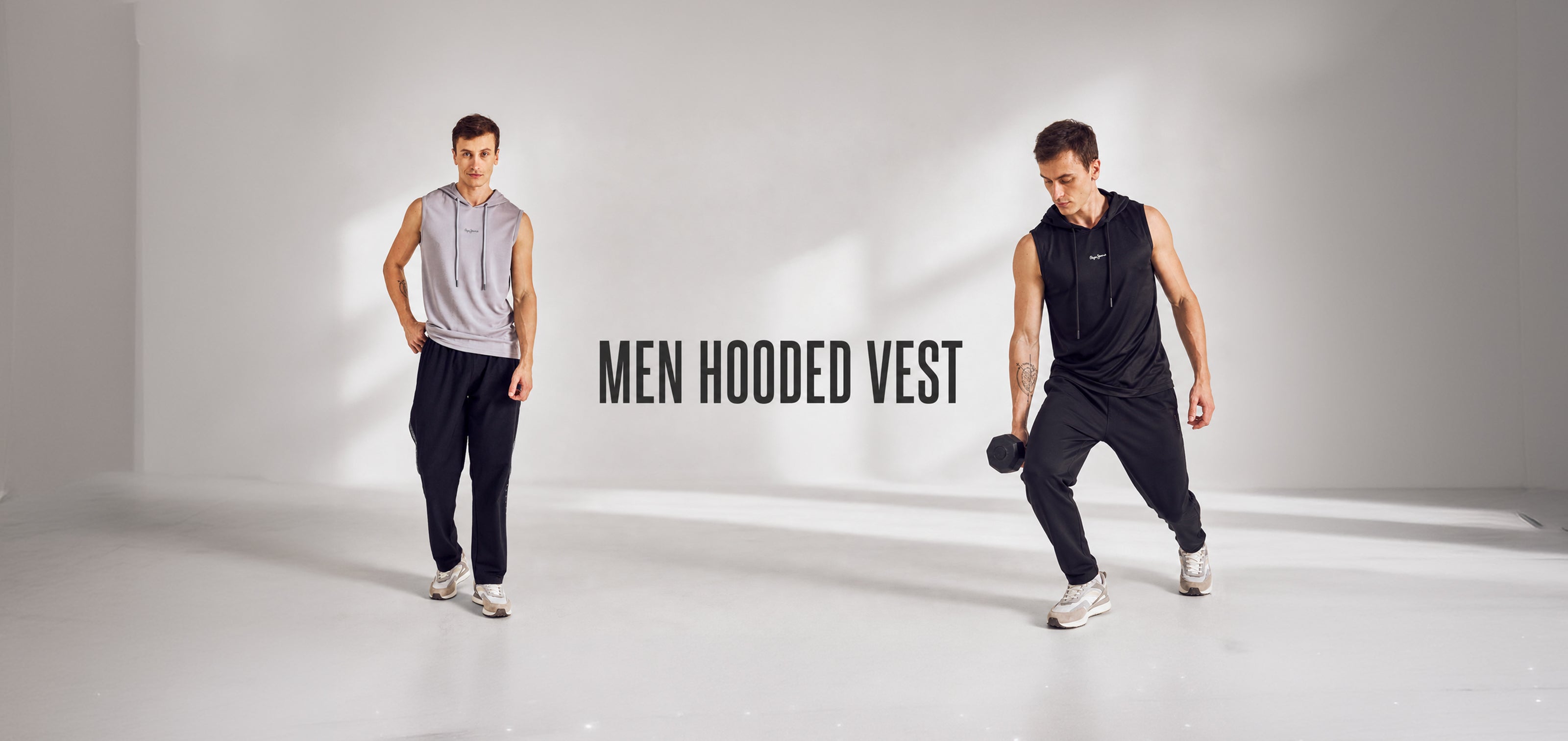 Mens Active Hoodie-Vest