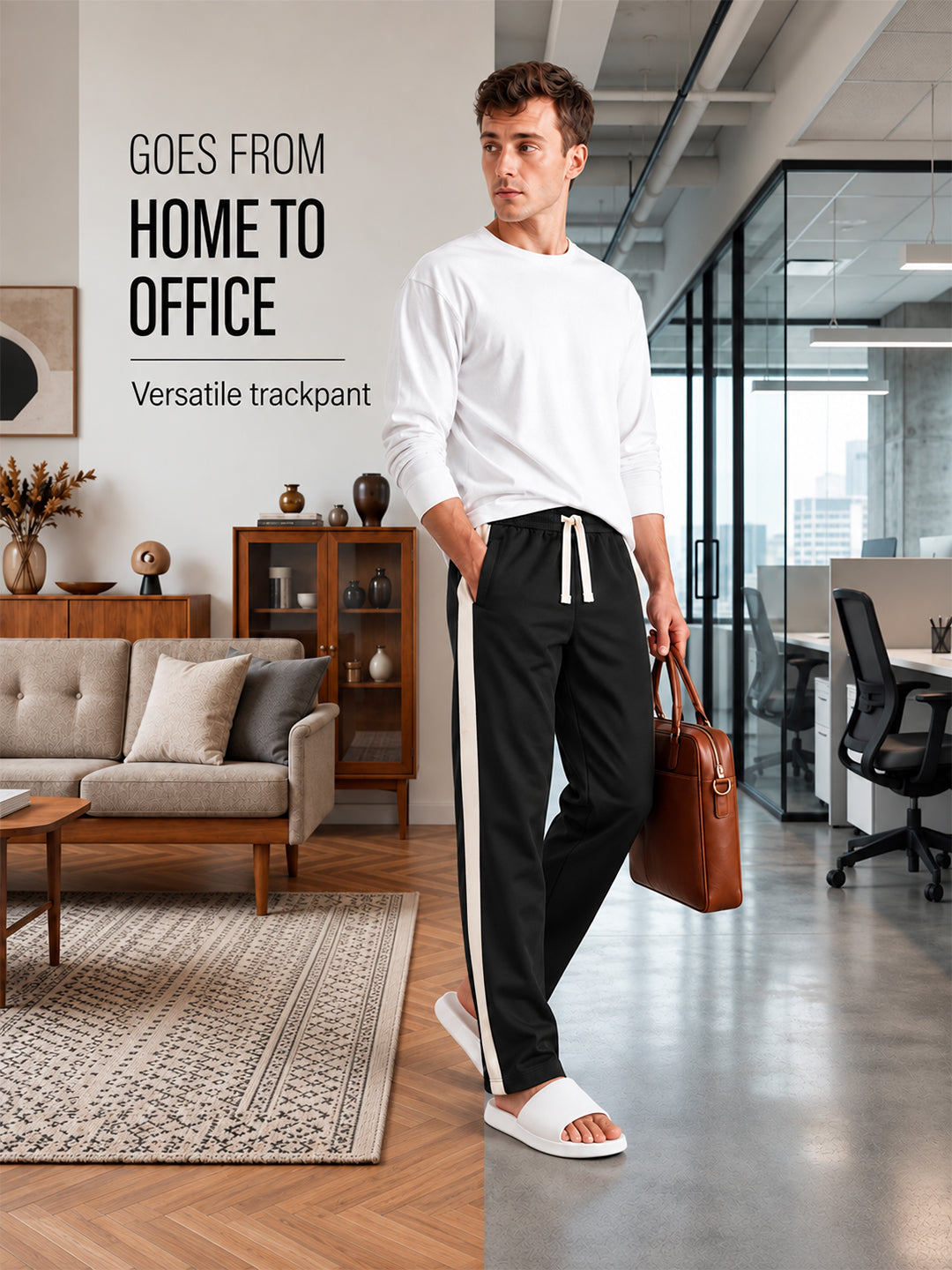 Off duty trackpants