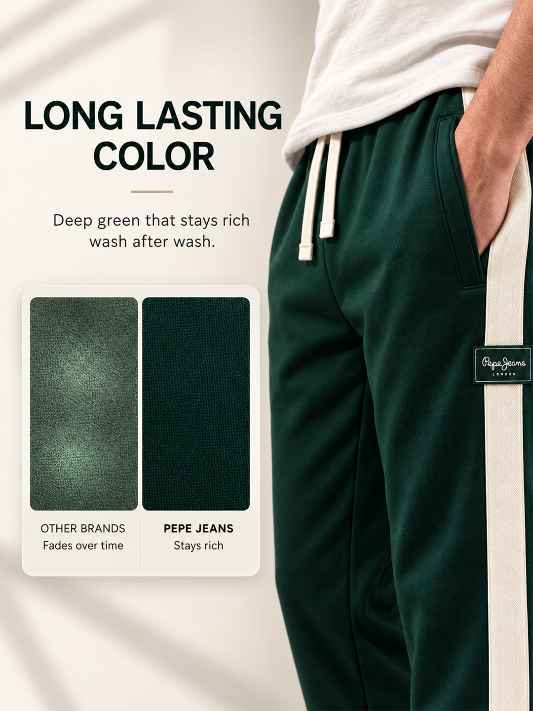 Off duty trackpants