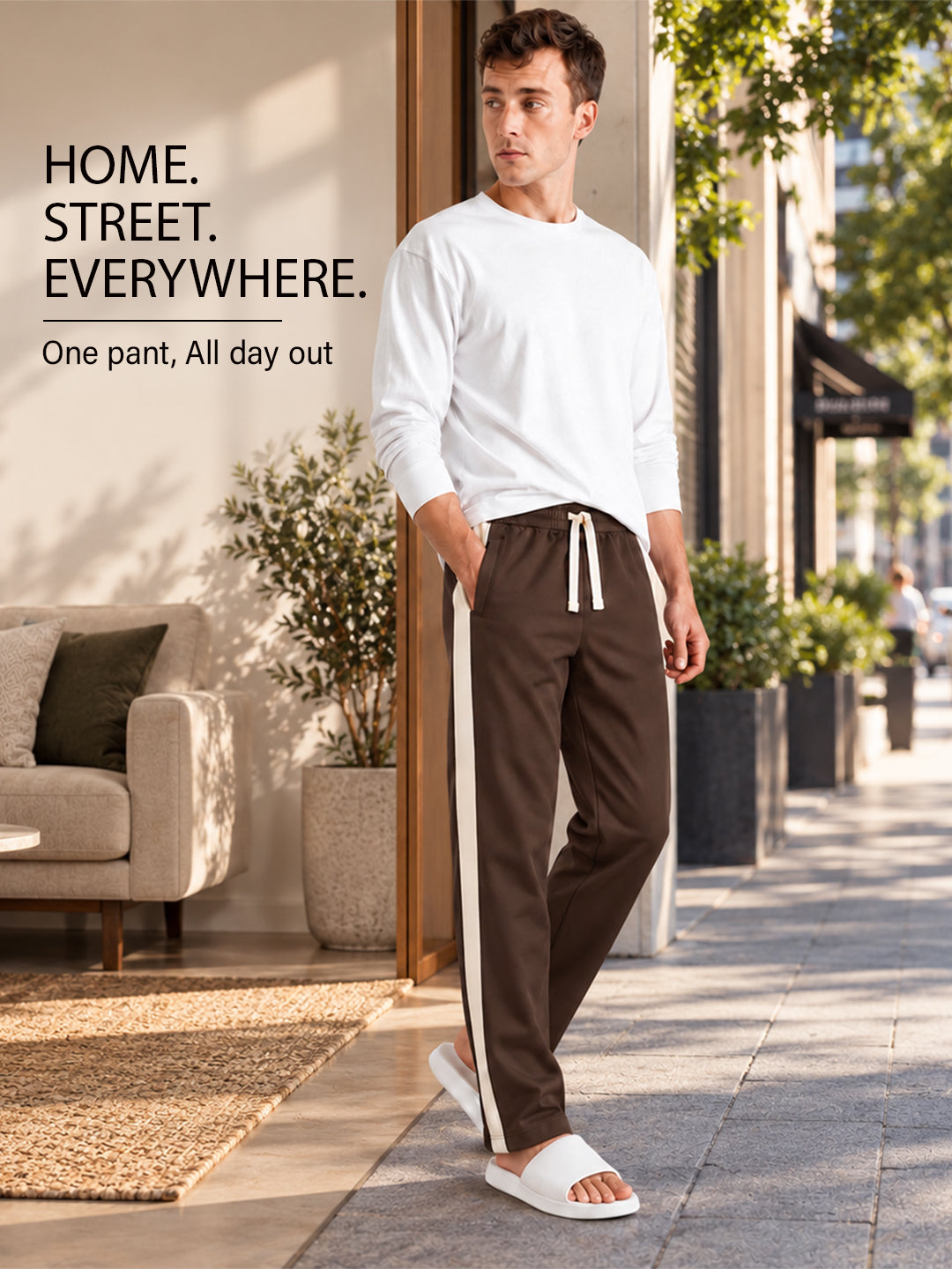 Off duty trackpants