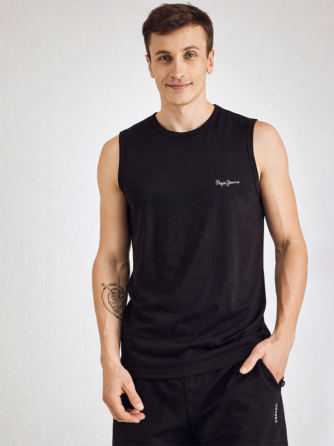 Men Cotton Sleeveless Gym Vest