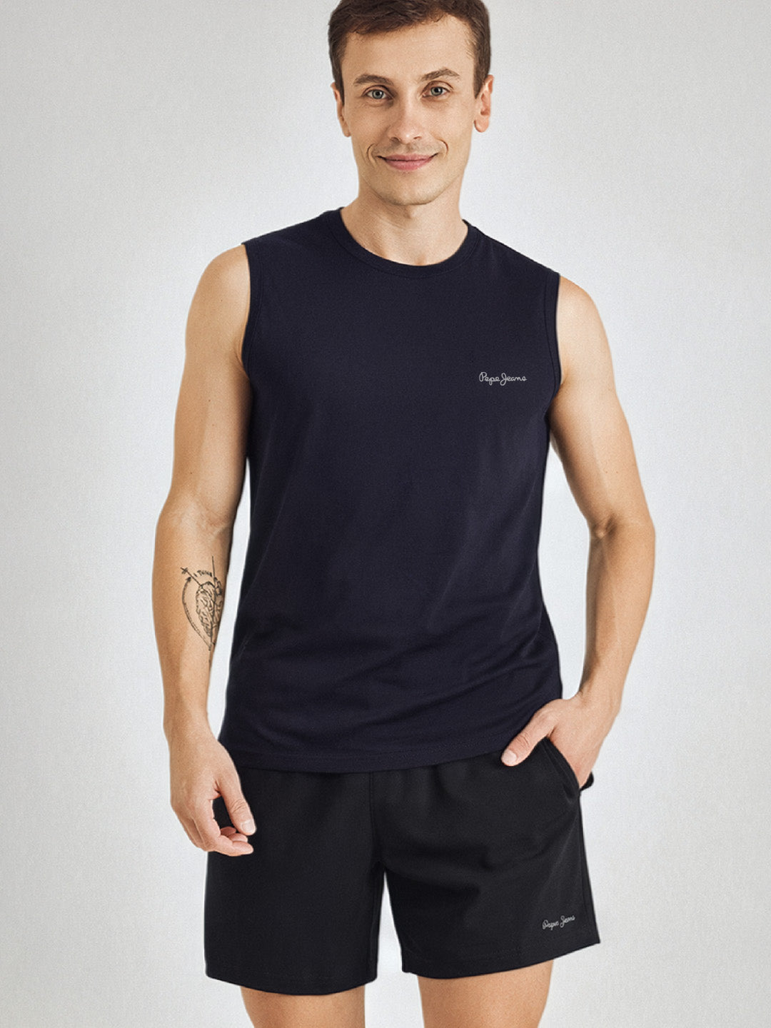 Men Cotton Sleeveless Gym Vest