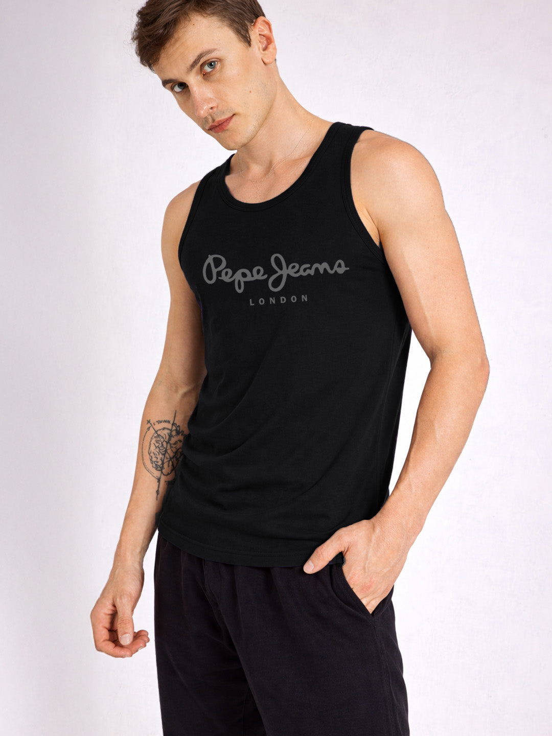 Men Cotton Sleeveless Gym Vest