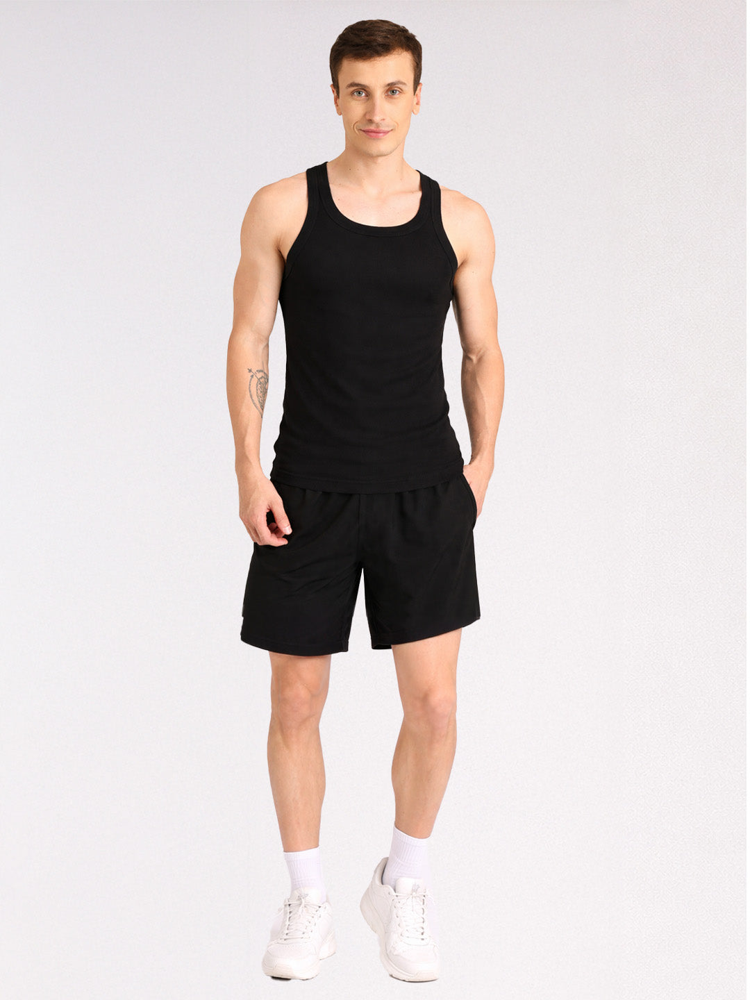 Men Ribbed Inner Vest Pack of 2