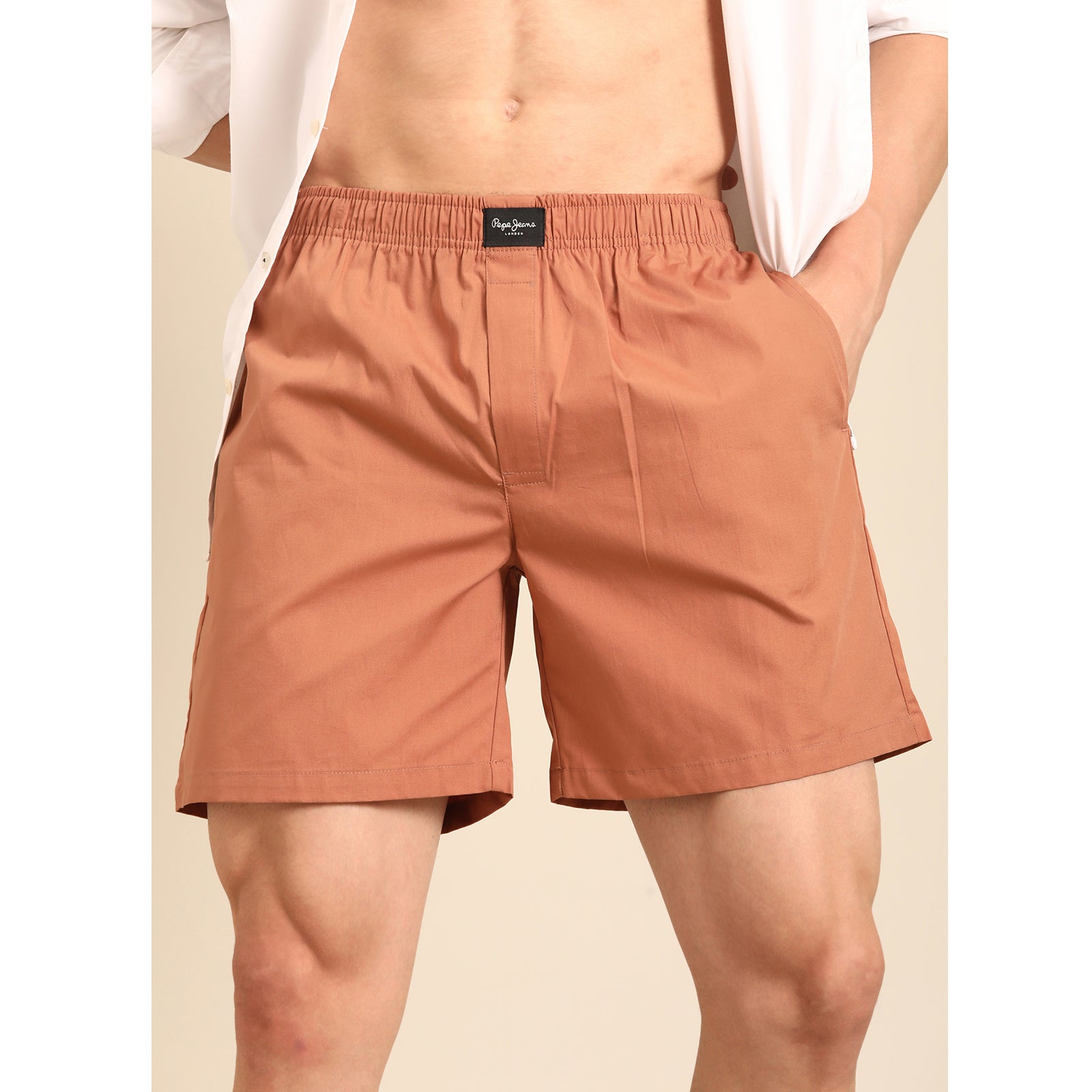 Pure Cotton Solid Boxers
