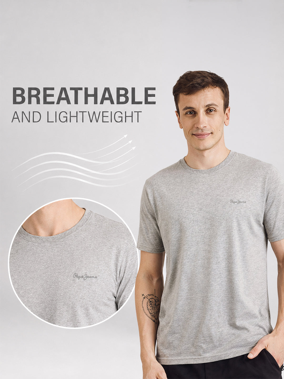 Men Crew Neck Lounge T-shirt(Pack of 2)
